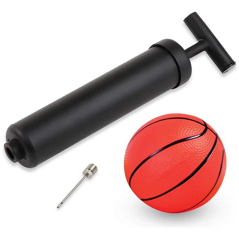 Adjustable Basketball Stand with Ball and Pump