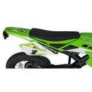 12 Inch Motocross-Style Kids Bike – Green with Race Plate & Stabilisers