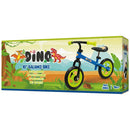 10 Inch Dinosaur Balance Bike Blue