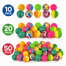 Super Bouncy Balls 10 20 50 Pack Kids Party Bag Fillers Mini Rubber Balls