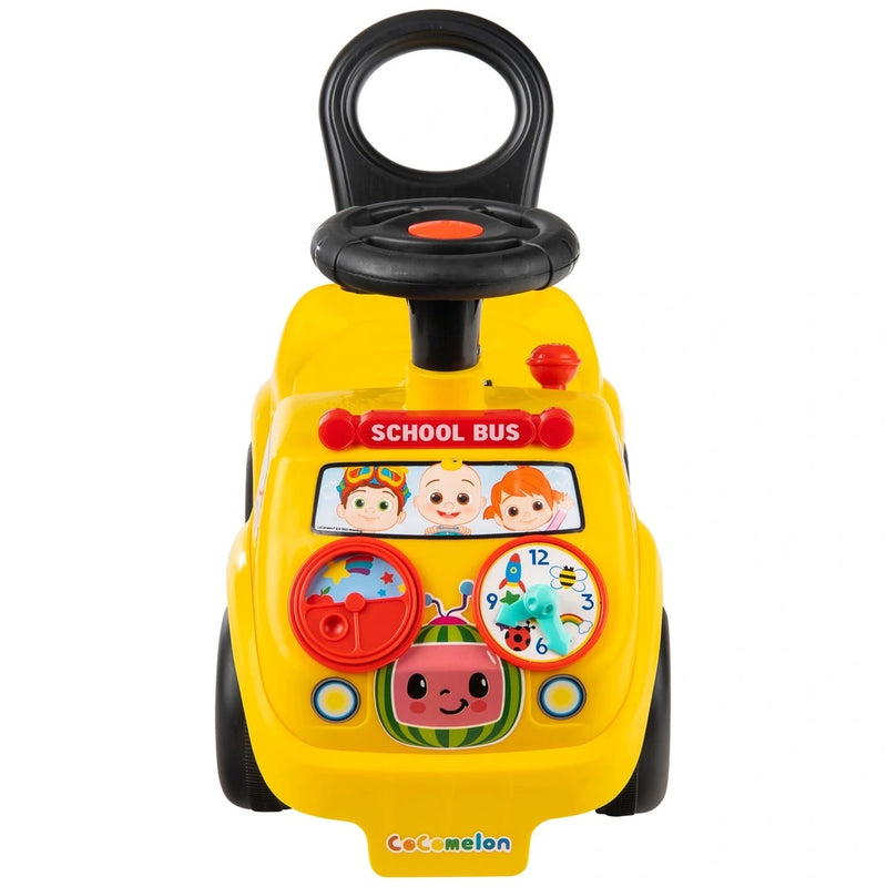 CoComelon Lights and Sounds Activity School Bus Ride-On