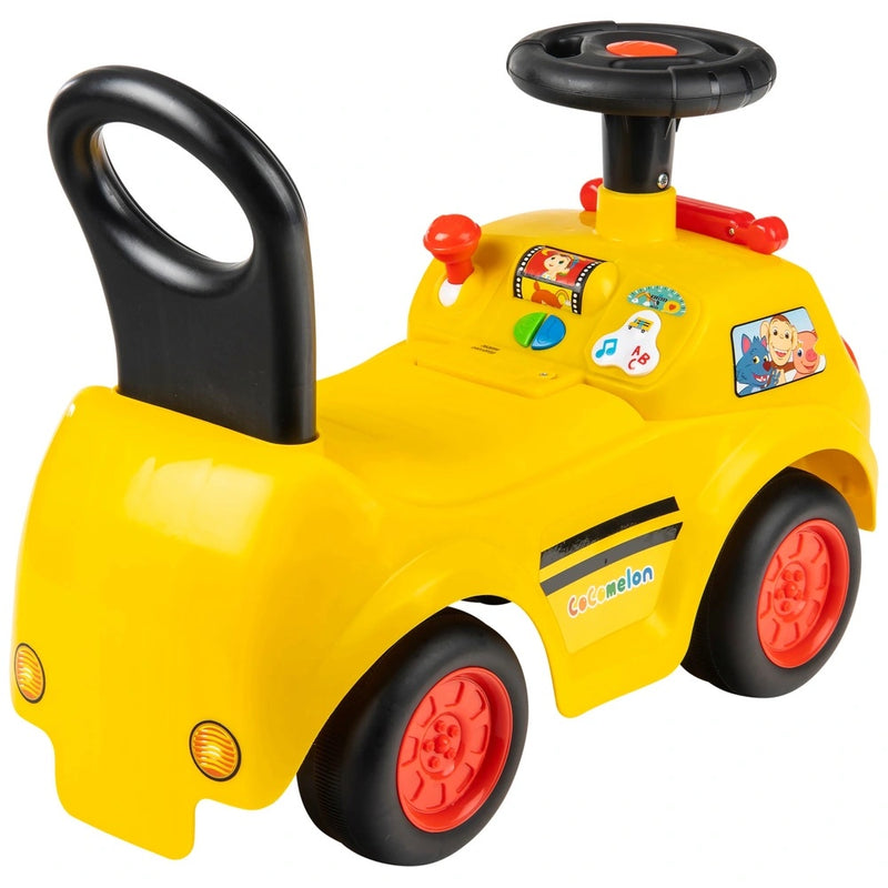 CoComelon Lights and Sounds Activity School Bus Ride-On