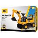 CAT Excavator Ride On Foot to Floor kid-powered with Storage