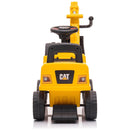 CAT Excavator Ride On Foot to Floor kid-powered with Storage