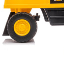 CAT Excavator Ride On Foot to Floor kid-powered with Storage