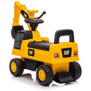 CAT Excavator Ride On Foot to Floor kid-powered with Storage