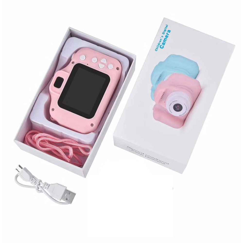 Waterproof Camera - HD Screen 1080P Video 8MP - Blue