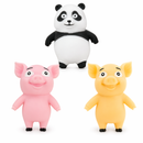 Stretch Panda Pig Toy 1 2 Pack Squishy Fidget Kids Sensory Toy