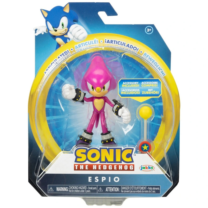 Sonic the Hedgehog Action Figure Espio with Checkpoint 10cm