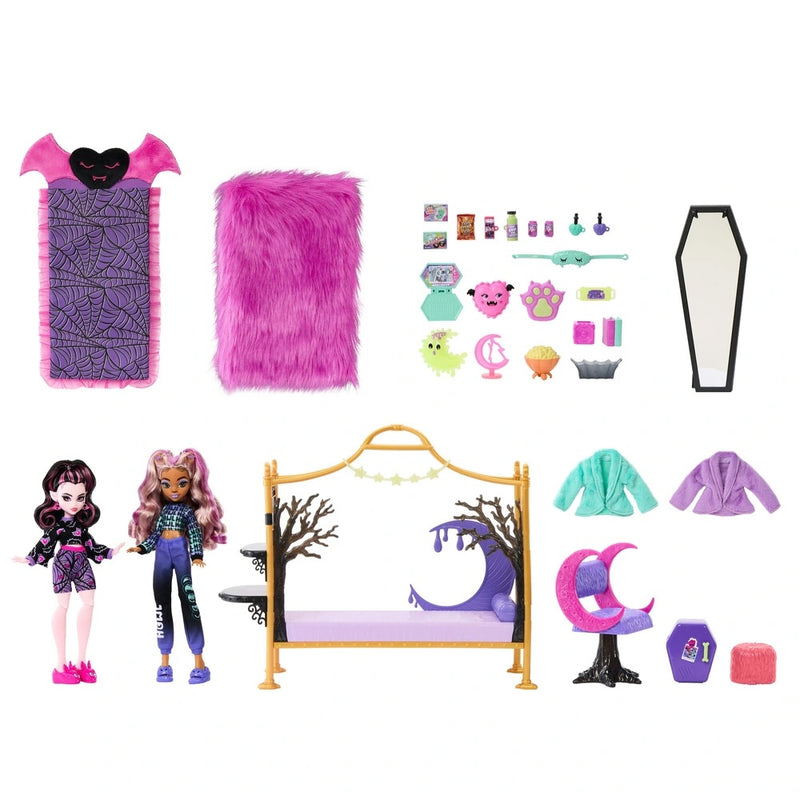Monster High Playset Creepover Party with Draculaura and Clawdeen Wolf