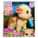 FurReal Plush Toy Interactive Pet Maggie the Feed & Follow Cow