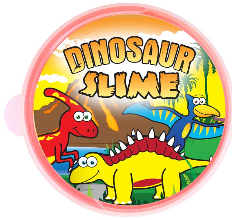 Dinosaur Slime Tubs in Assorted Colours