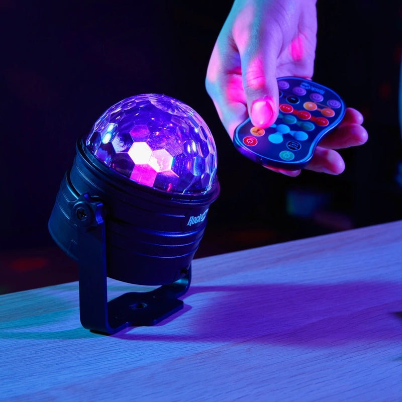 Portable Multi-Colour LED Disco Light with Remote Control