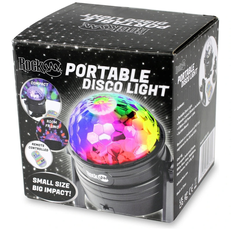 Portable Multi-Colour LED Disco Light with Remote Control