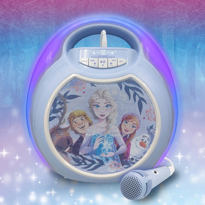 Disney Frozen Bluetooth Karaoke Machine with Microphone