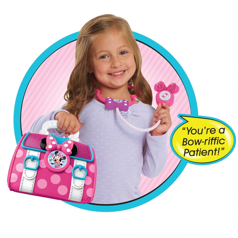 Disney Junior Minnie Mouse Toy Set Bow-Care Doctor Bag