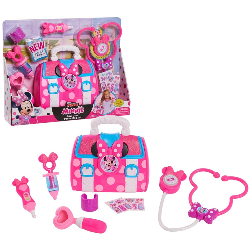 Disney Junior Minnie Mouse Toy Set Bow-Care Doctor Bag