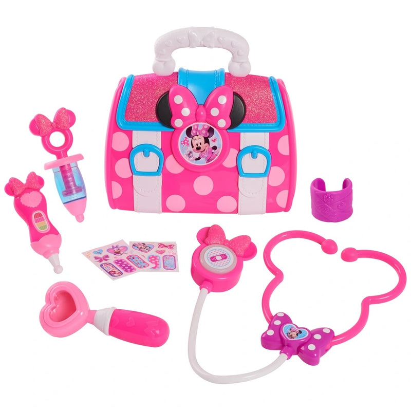 Disney Junior Minnie Mouse Toy Set Bow-Care Doctor Bag