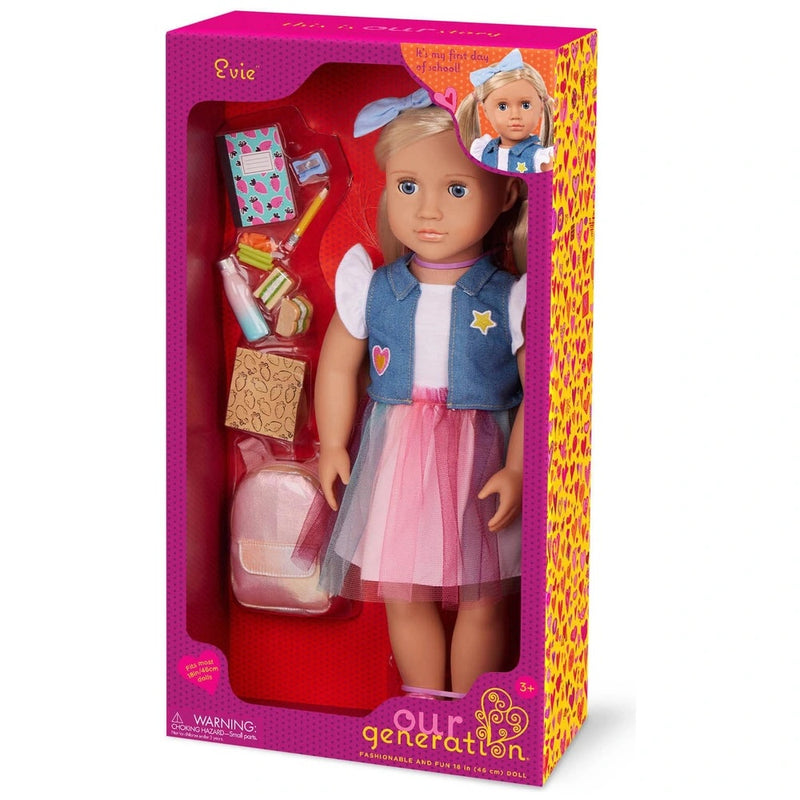 Our Generation School Girl Doll Evie
