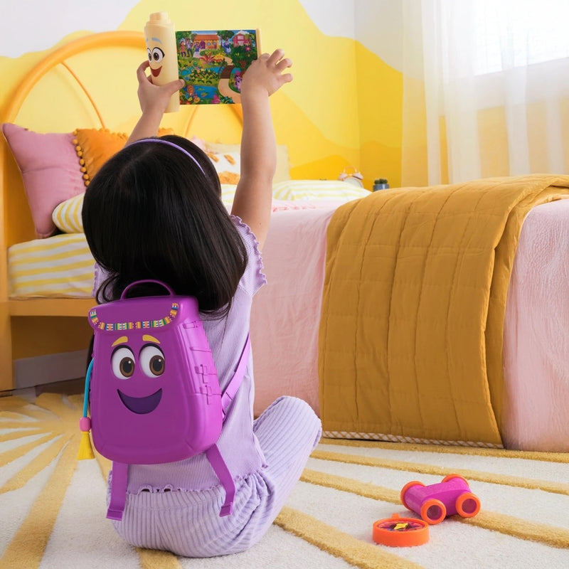 Dora My Adventure Backpack with Map, Binoculars & Compass Toy Set