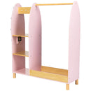 Dimples Wooden Dress Up Rack with Light-Up Mirror