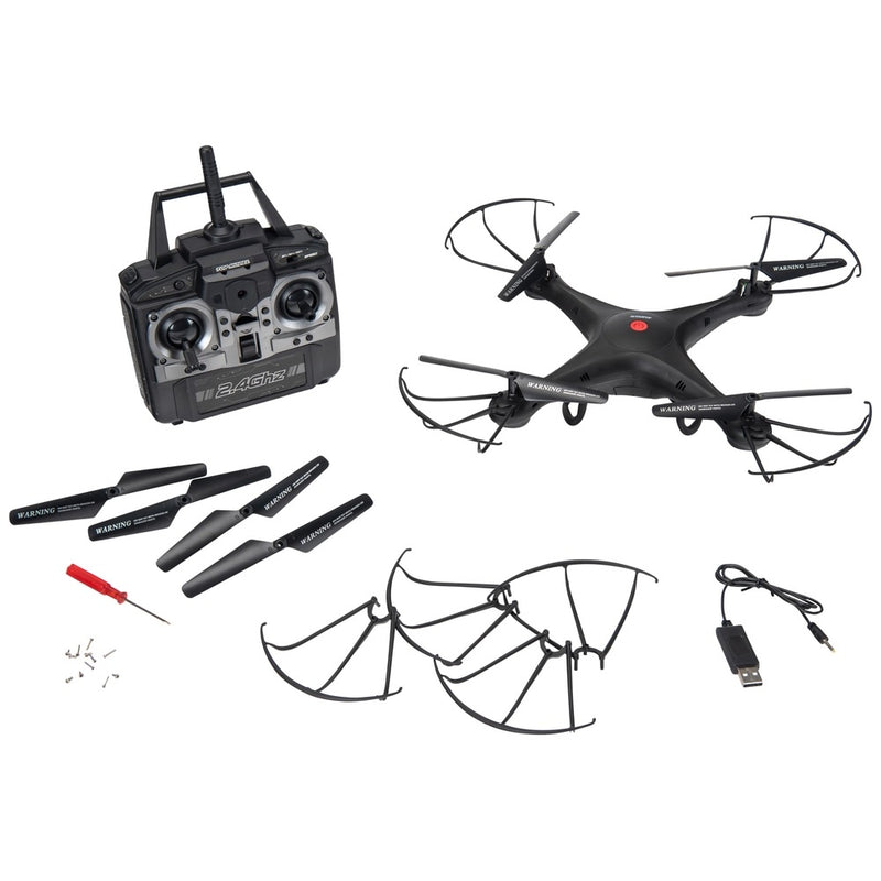 Aerial Stunt Remote Control Drone with 3D Flips and Headless Mode – Black