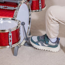 7 Piece Toy Drum Set with Stool