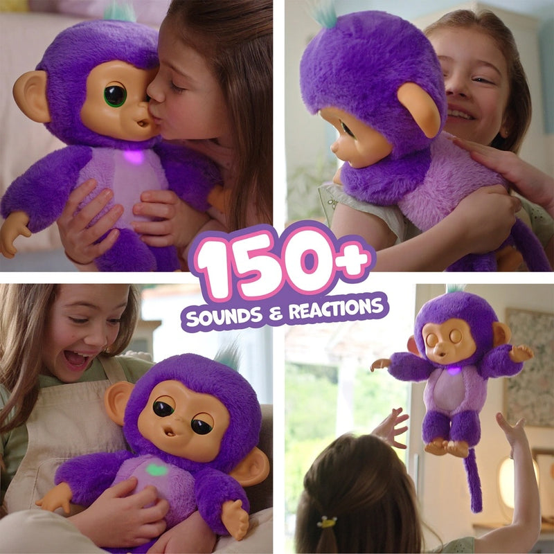 Fingerlings Interactive Pet Care n' Cuddles Baby Monkey
