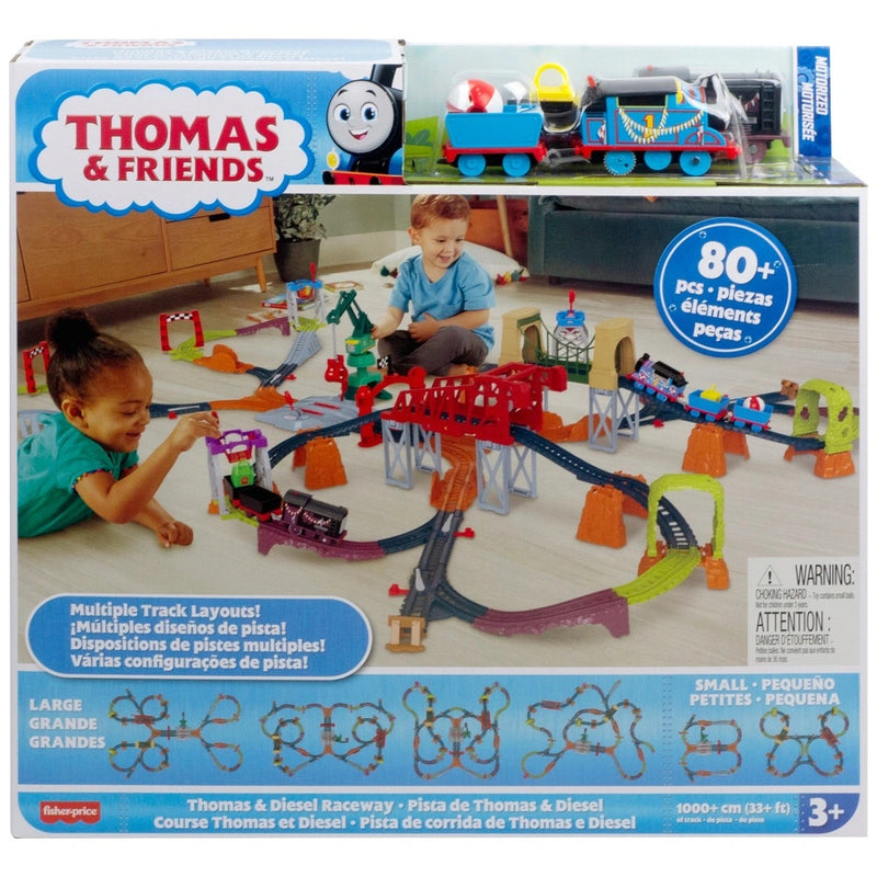Fisher-Price Thomas & Friends Thomas & Diesel Raceway Train Track Set