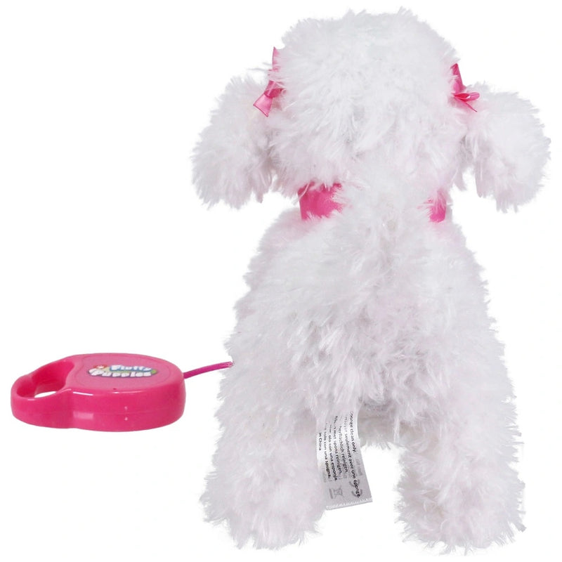 Fluffy Puppies Walking Poodle