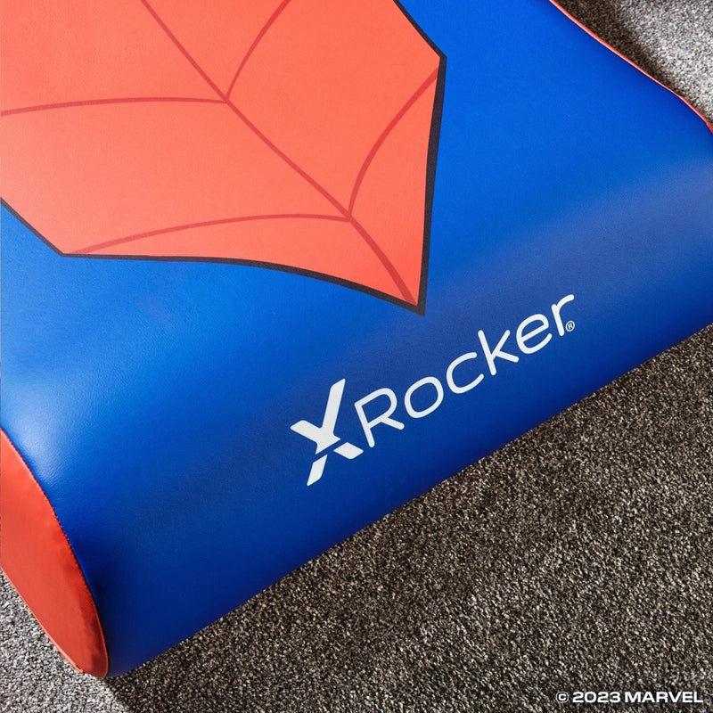 X Rocker Marvel Icon Spider-Man Floor Rocker Gaming Chair