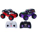 Monster Jam RC Racing Rivals Marvel 1:24 Grave Digger Vs. The Amazing Spider-Man