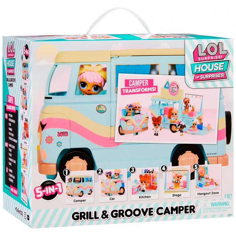 L.O.L. Surprise! Grill & Groove Camper Set