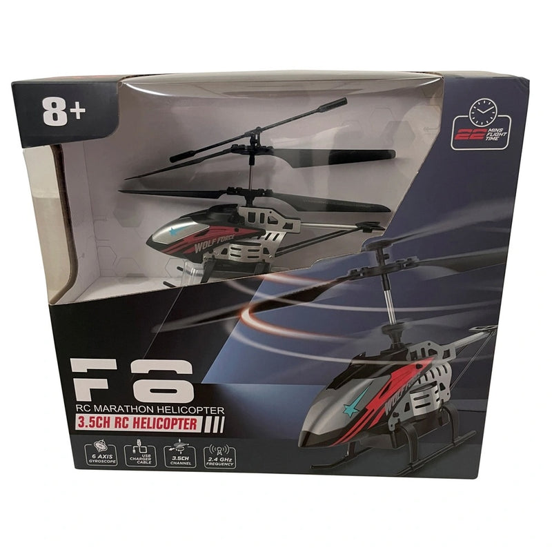 Remote Control Marathon Helicopter with Altitude Hold and LED Lights