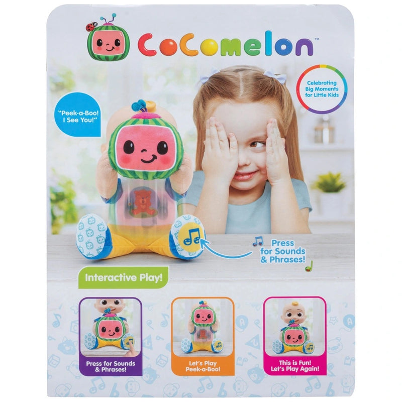 CoComelon Peek-A-Boo JJ Plush with Phrases and Sounds
