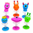 Jump Up Monster Toys Party Bag Fillers Kids Spring Toy 4 8 12 Pack