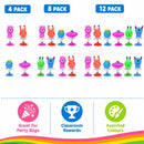 Jump Up Monster Toys Party Bag Fillers Kids Spring Toy 4 8 12 Pack