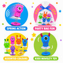 Jump Up Monster Toys Party Bag Fillers Kids Spring Toy 4 8 12 Pack