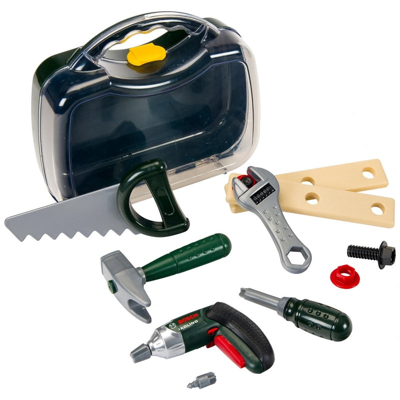 Cordless Toy Screwdriver Tool Kit with Case and Accessories for Kids