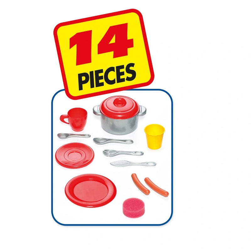 Deluxe Kitchen Playset with 14 Accessories – Imaginative Role-Play Fun