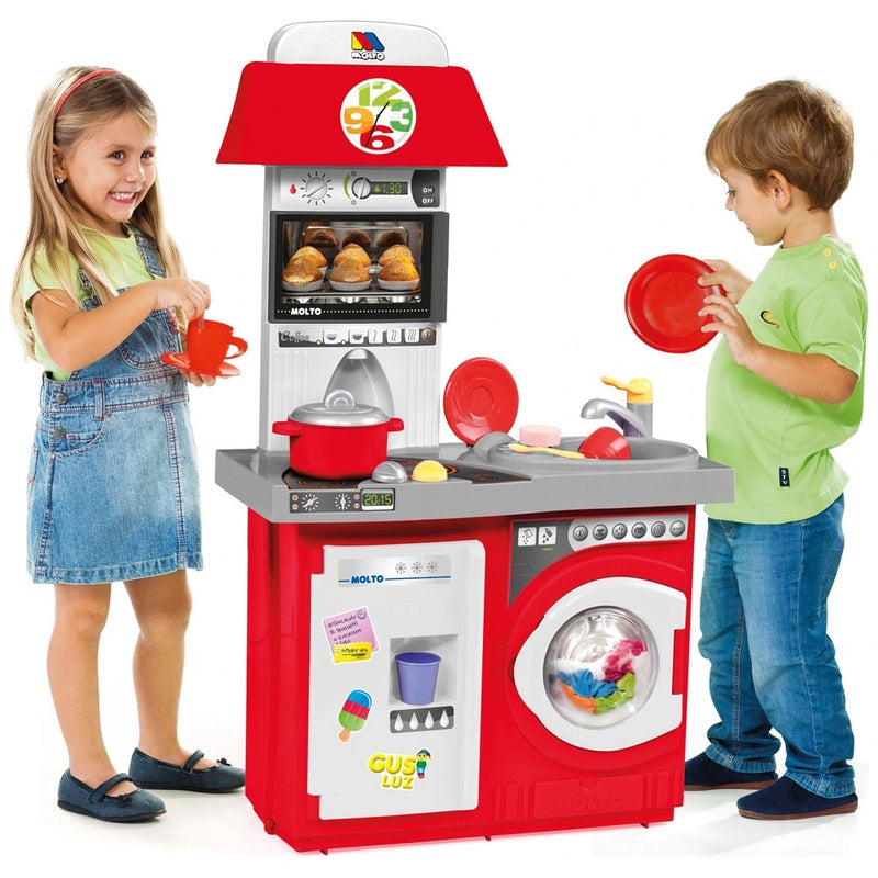 Deluxe Kitchen Playset with 14 Accessories – Imaginative Role-Play Fun