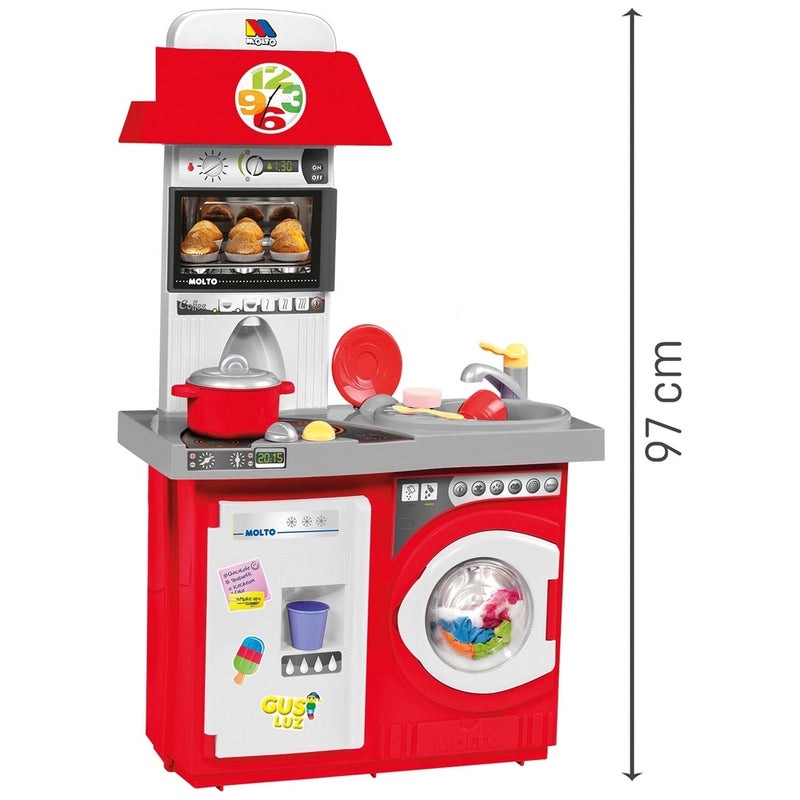 Deluxe Kitchen Playset with 14 Accessories – Imaginative Role-Play Fun
