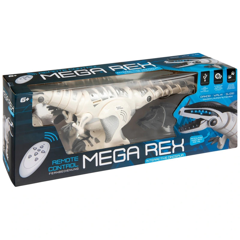 Remote Control Mega Rex Dinosaur Adventure with Light-Up Eyes and Dance Moves