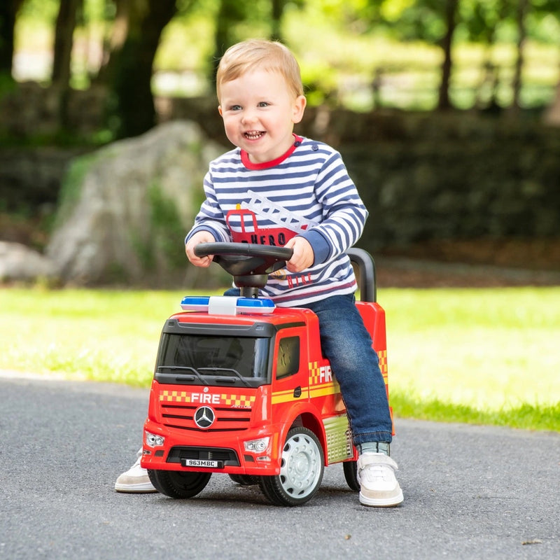 Mercedes Antos Fire Engine Ride On Car Fun Toy
