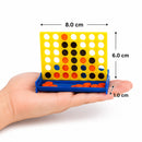 Mini 4 in a Row Game 2 3 4 Pack Kids Travel Board Game Party Bag Fillers