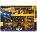Hot Wheels Monster Trucks Diecast Cars Trophy Champions Collection 1:64 11 Pack