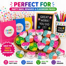 Mini Pop Fidget Toys Keyring Sensory Party Bag Fillers 10 20 30 Pack