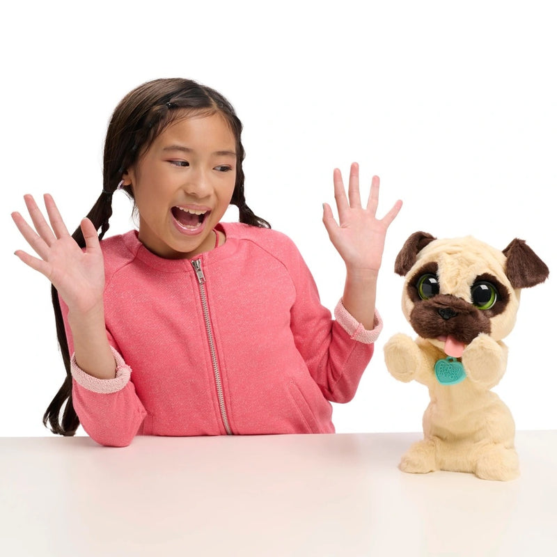 FurReal Plush Toy Interactive Pet JJ, My Jumpin' Pug