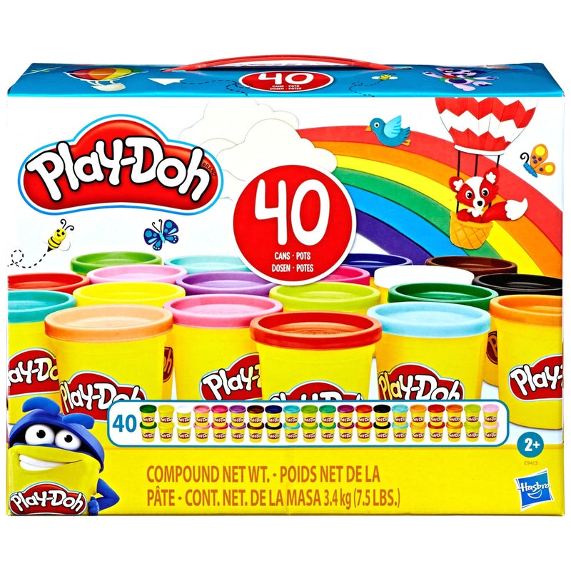 Play-Doh Mega 40 Pack Vibrant Colors for Creative Fun