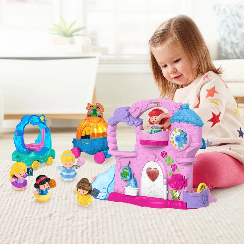 Fisher-Price Little People Disney Princess Play & Go Castle Gift Set